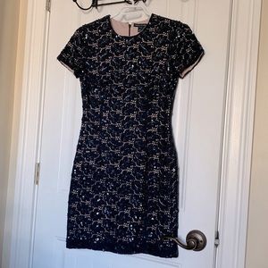Bead and lace shift dress from French Connection
